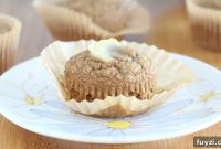 Peanut Butter Banana Muffins Made in a Blender