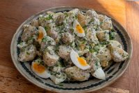 Creamy Jersey Royal Potato Salad Recipe with Lemon and Herbs