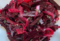 Roasted Beet and Onion Salad Recipe with Balsamic Vinaigrette