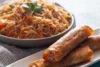 Filipino Turkey Lumpia and Vegetable Pancit Recipes