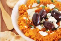 Creamy Roasted Carrot Dip with Garlic and Herbs