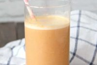 Creamy Pumpkin Smoothie with Cinnamon and Nutmeg