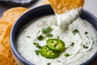 Creamy Jalapeño Dip Recipe for Chips and Tacos