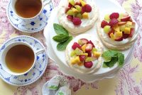 Tea Party Pavlovas Recipe: Mini Meringue Desserts