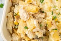 Creamy Tuna Pasta Bake with Crispy Cheesy Crust