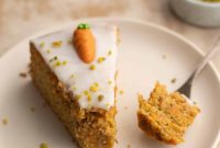Moist Carrot Cake Recipe with Spiced Cream Cheese Frosting