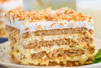 Creamy No-Bake Coconut Icebox Cake Recipe