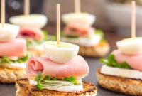 Quail Egg and Goat Cheese Pinchos Tapas Recipe