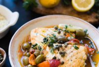 Instant Pot Fish Stew: Tomatoes, Olives and Capers