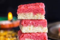 Homemade Rose and Cardamom Barfi Recipe