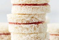 Mini Jam Sandwiches for Afternoon Tea