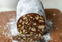 No-Bake Chocolate Salami (Italian Biscuit Log)