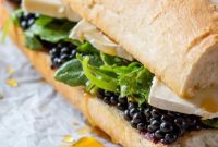 Grilled Brie and Blackberry Sandwich with Honey