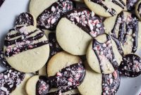 Dark Chocolate Peppermint Sugar Cookies Recipe