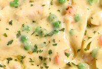 Creamy Chicken Noodle Casserole with Golden Crust