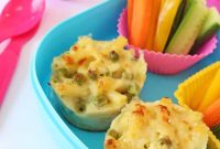 Mini Macaroni and Cheese Muffins for Lunchboxes