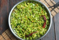 Capsicum Poriyal: Tamil Bell Pepper Stir-Fry with Kudai Milagai