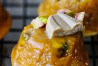 Pistachio Financiers Dipped in Blond Chocolate Recipe