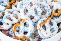 4th of July Patriotic Pretzel Bites Recipe