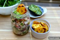 Scallop Ceviche with Peach Salsa Recipe