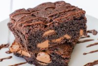 Fudgy Chunky Chocolate Chip Brownies Recipe