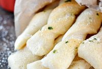 Homemade Garlic Parmesan Breadsticks Recipe
