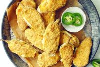 Crispy Cornmeal-Crusted Goat Cheese Jalapeño Poppers