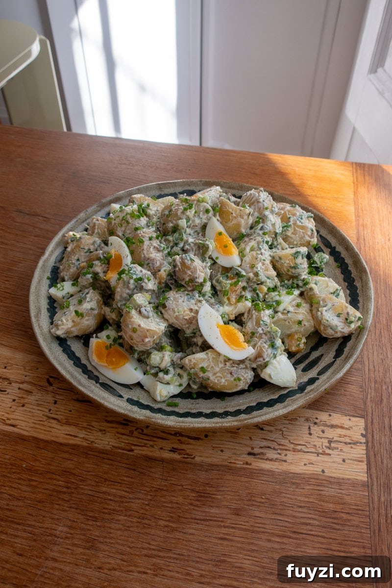 Best Ever Jersey Royal Potato Salad - Georgie Mullen