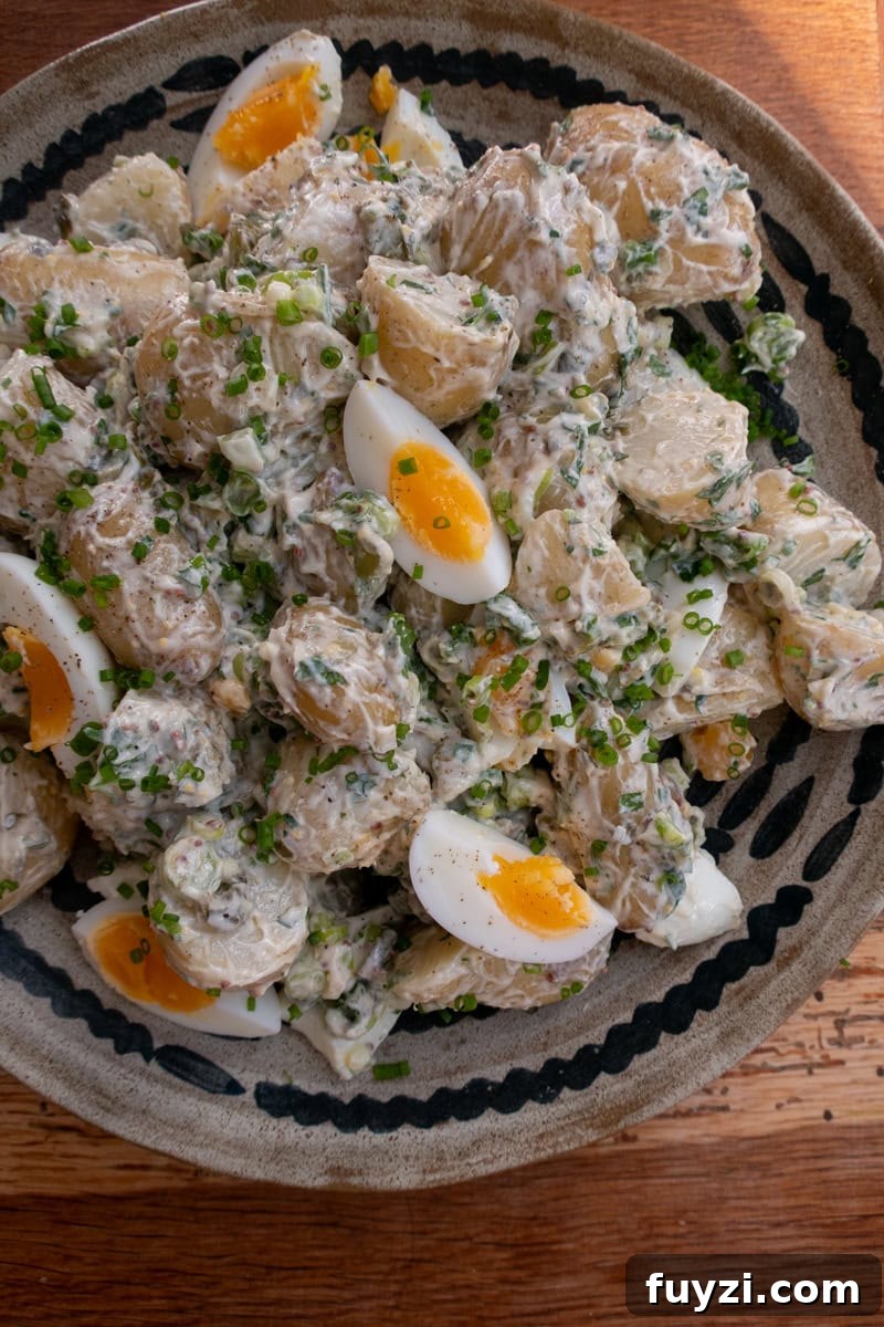 Best Ever Jersey Royal Potato Salad - Georgie Mullen