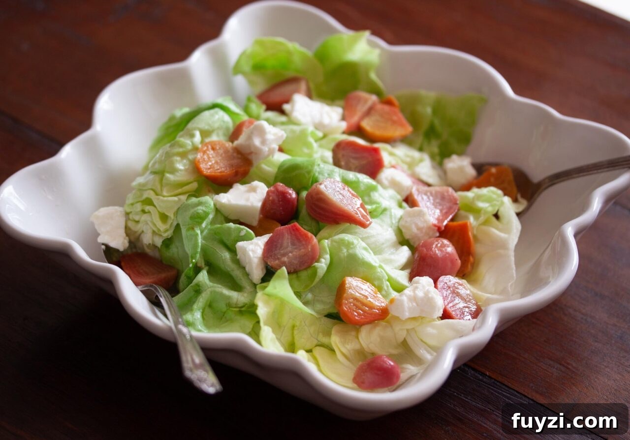 Roasted Beet and Onion Salad