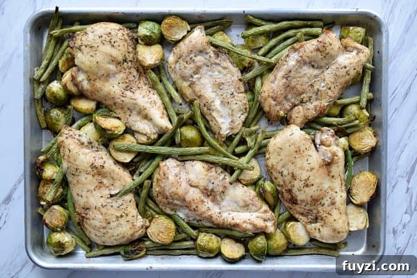 Sheet Pan Balsamic Chicken with Roasted Vegetables 2 Sheet Pan Balsamic Chicken