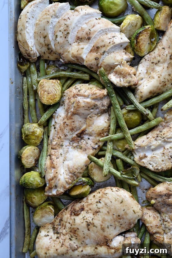 Sheet Pan Balsamic Chicken with Roasted Vegetables 4 Sheet Pan Balsamic Chicken