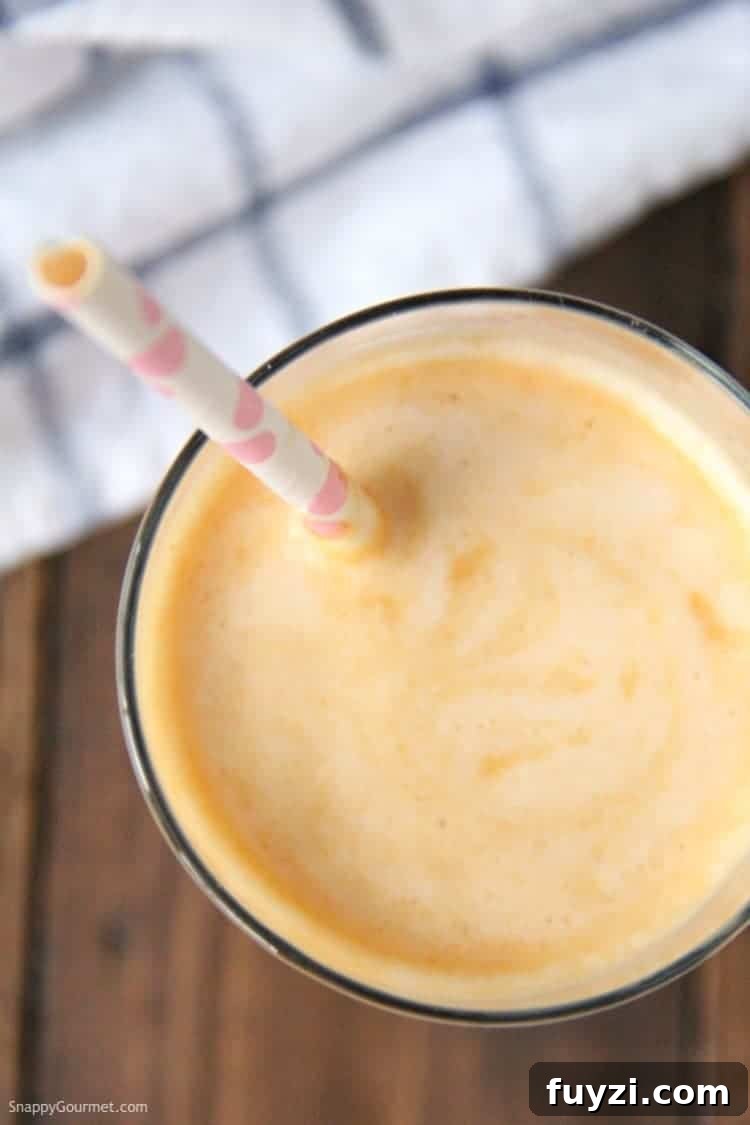 Pumpkin Smoothie in a glass