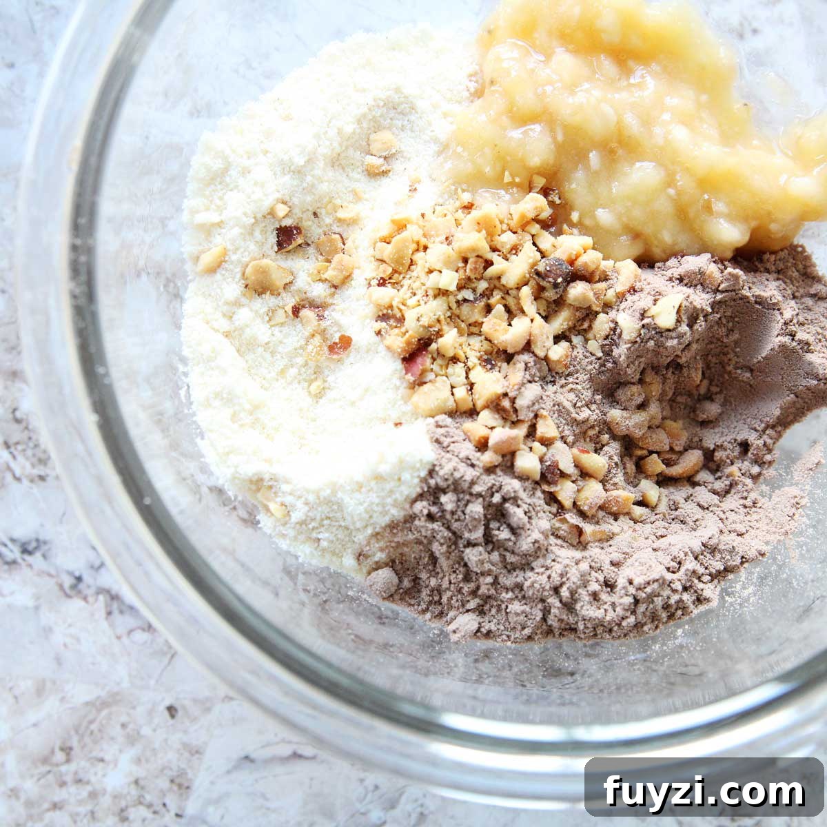 Mixing ingredients in a bowl