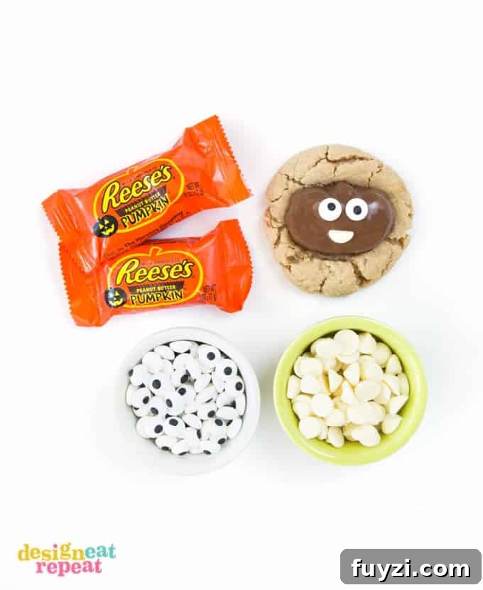 Reeses Pumpkin Peanut Butter Cookies!