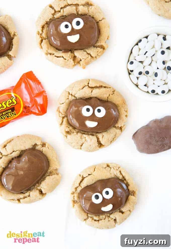 Reeses Pumpkin Peanut Butter Cookies!