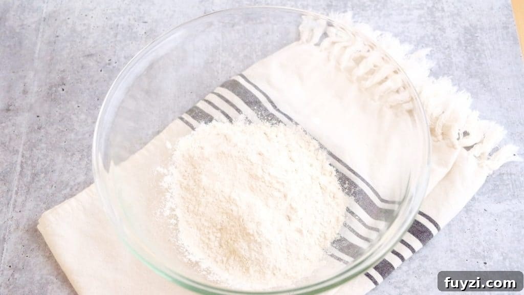 flour in bowl