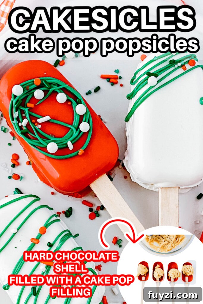 How to Make Festive Christmas Cakesicles 7 Christmas cakesicles recipe