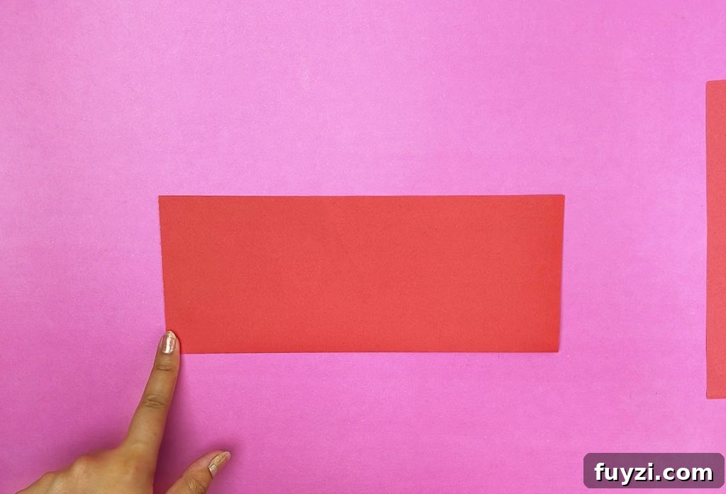 How to Make a Hanging Paper Lantern 4 Paper folded ready for cuts