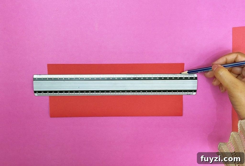 How to Make a Hanging Paper Lantern 5 Paper with slits cut
