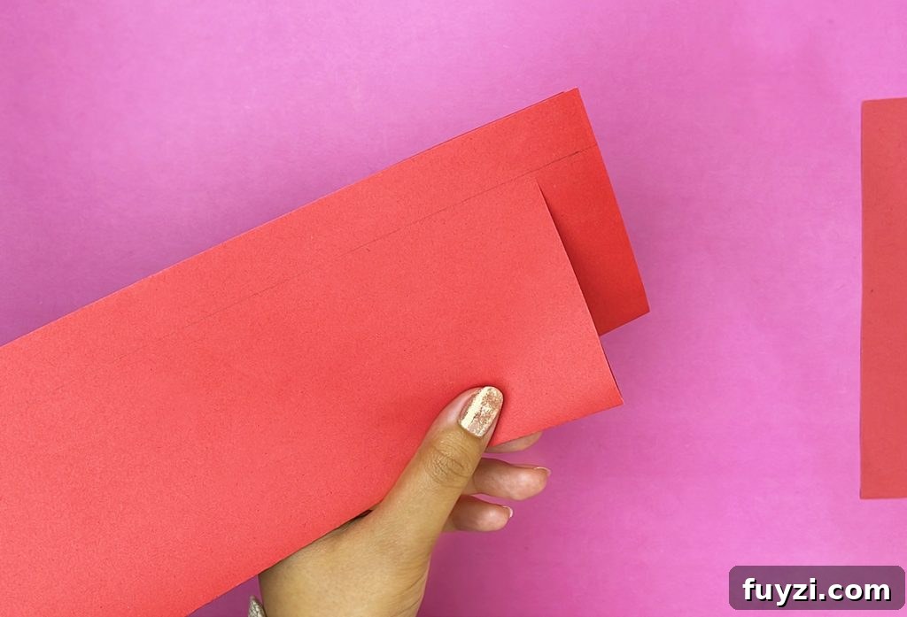How to Make a Hanging Paper Lantern 6 Close-up of slits