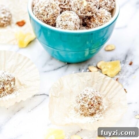 15 Nutritious Snacks to Kickstart Your New Year 7 Pina Colada Energy Balls