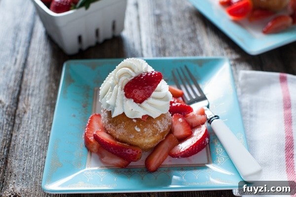 Strawberry Shortcake Donuts from thelittlekitchen.net