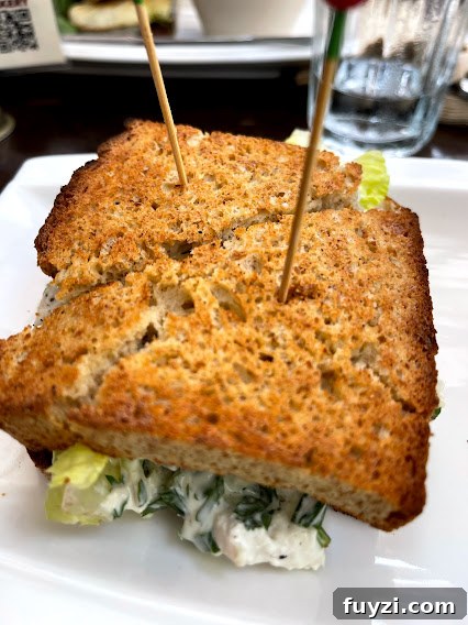 Senza Gluten New York City sandwich