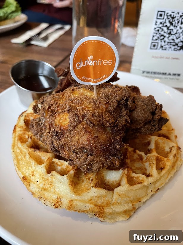 gluten free chicken and waffles