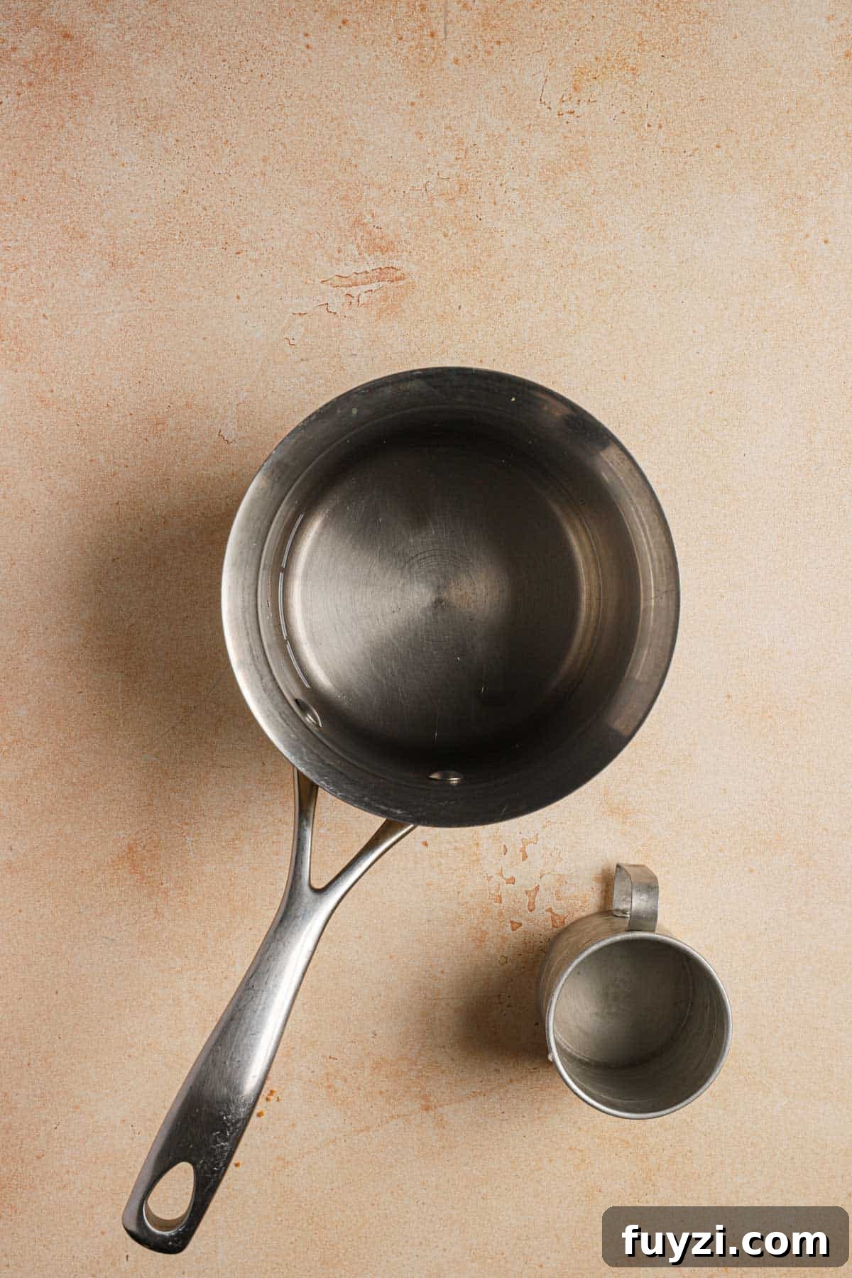 a pot with water
