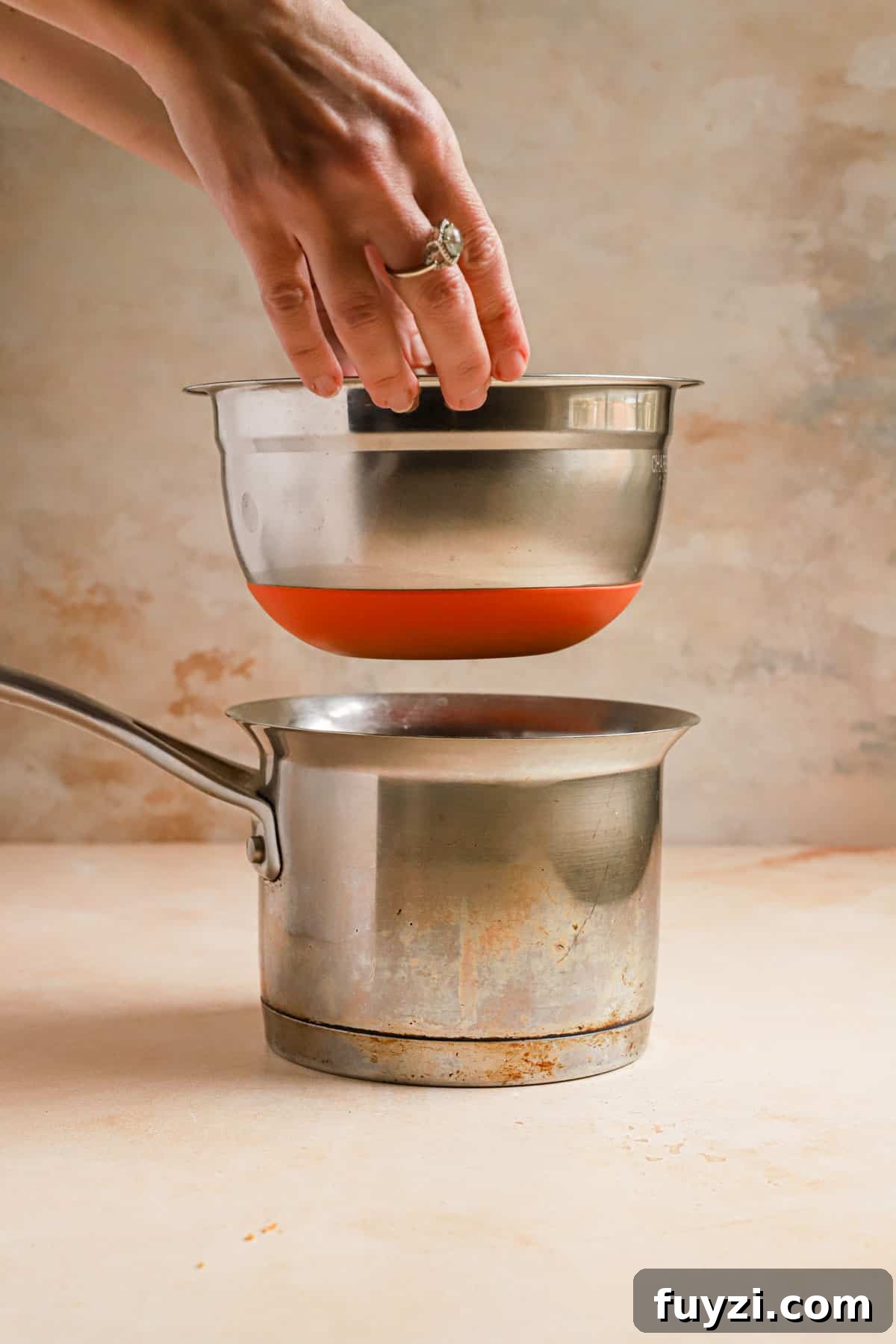 making a double boiler