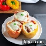 Keto Instant Pot Italian Stuffed Peppers