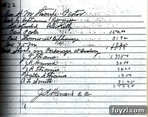 How to Use Church Histories for Genealogy Research 4 Baptist Chapel Church Treasurer's Report