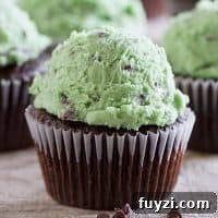 Mint Chocolate Chip Cookie Dough Frosting image